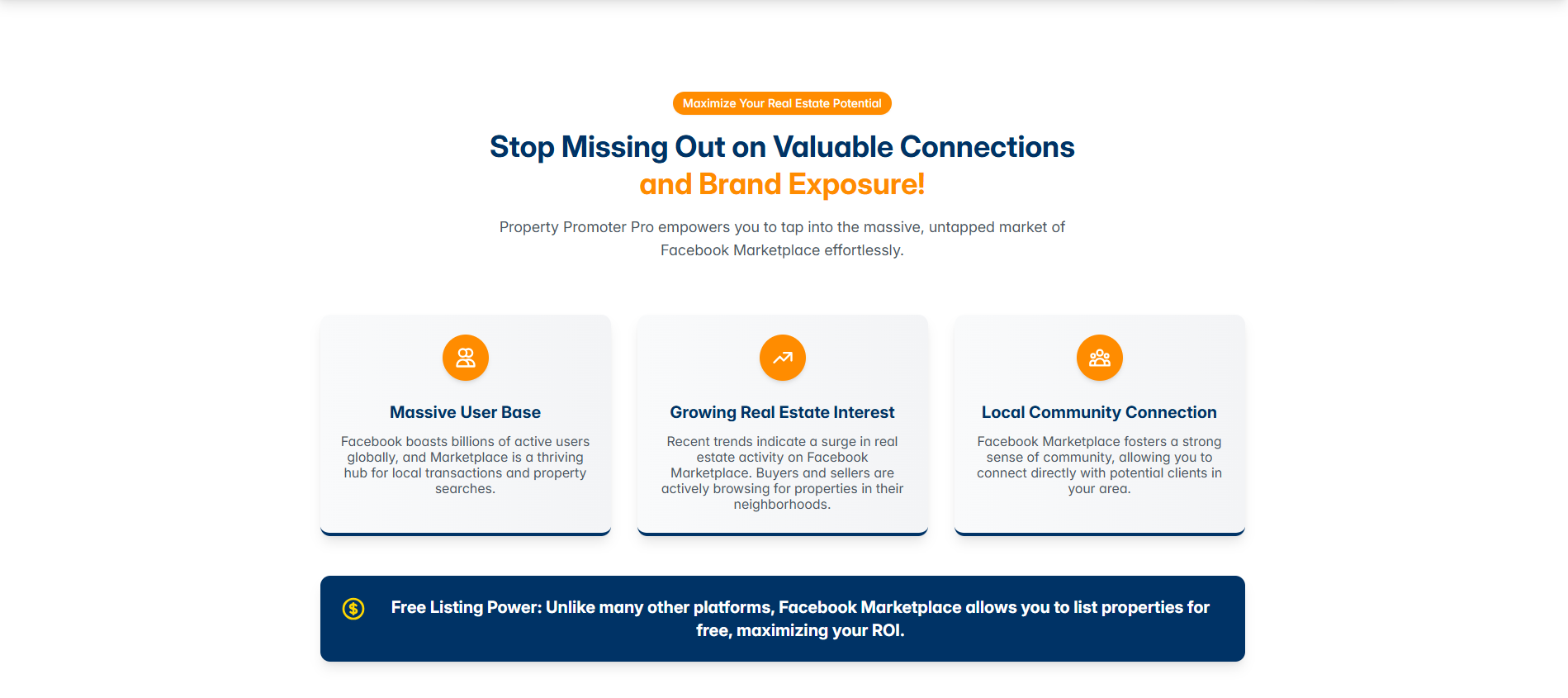 PropertyPromoter Features